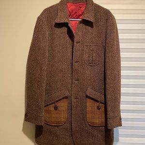 Mens wool/tweed coat